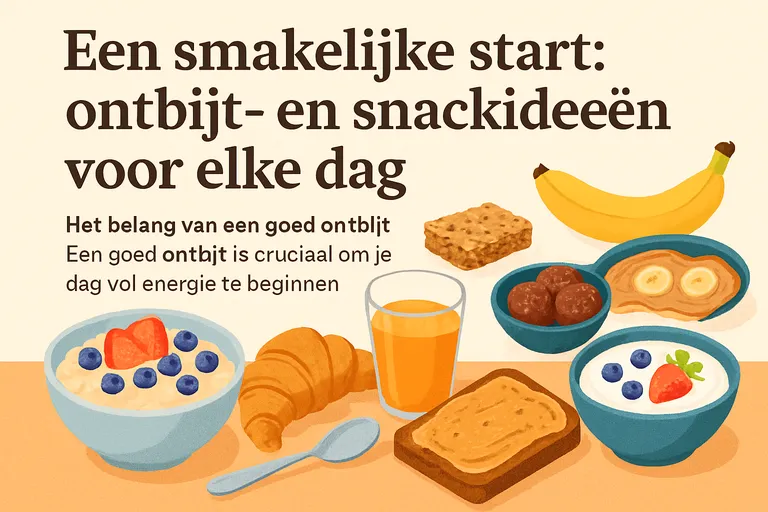 Een smakelijke start: ontbijt- en snackideeën voor elke dag Een smakelijke start: ontbijt- en snackideeën voor elke dag
